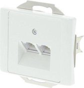 BERKER ARSYS CONTACTDOOS INBOUW TELEFOON/DATA 2X8POLIG POLARWIT