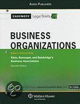 Business Organizations: Keyed To Courses Using Klein, Ramseyer, And Bainbridge's Business Associations