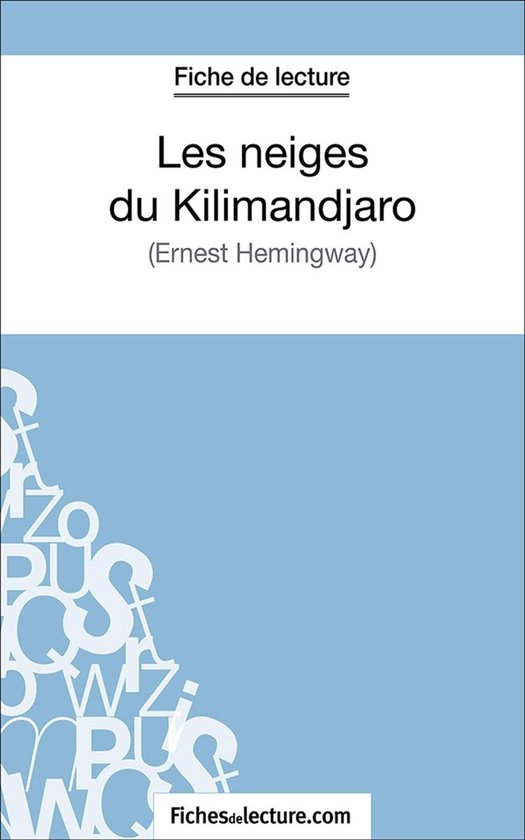 Les neiges du Kilimandjaro - cover
