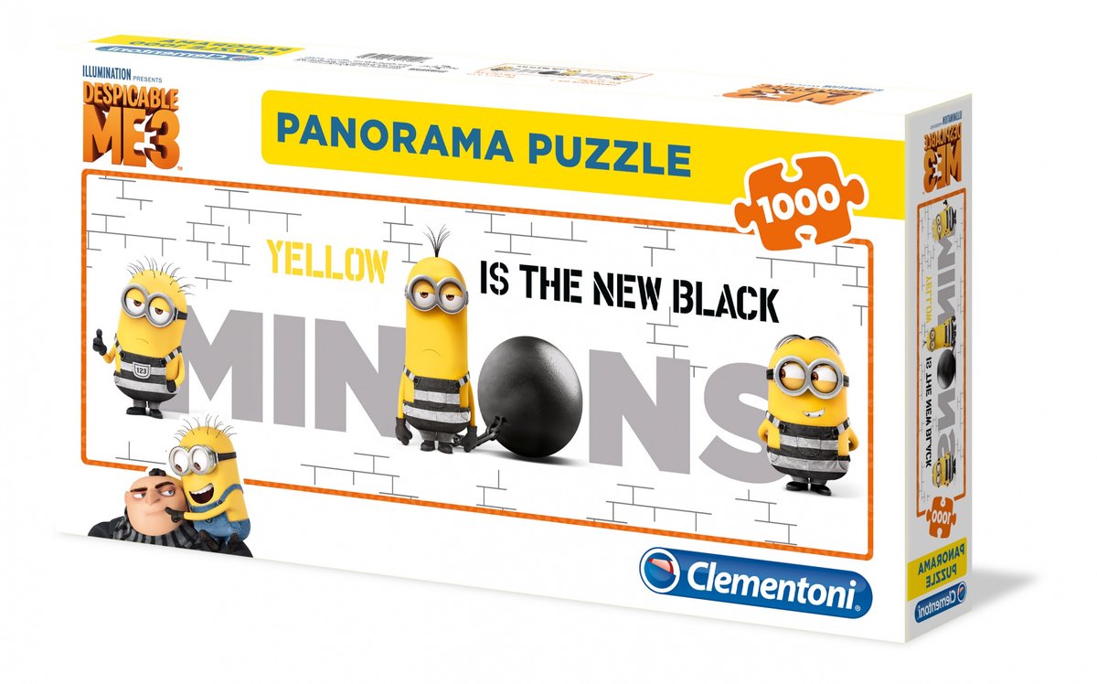 Clementoni Panorama Puzzel Despicable Me 3 - 1000 stukjes