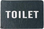 Esschert Design - Leisteen deurplaat 'toilet' DP007