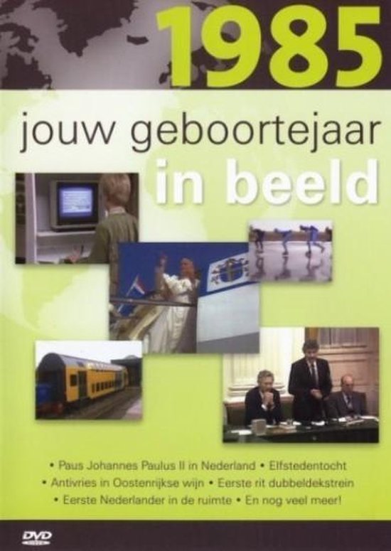 Cover van de film 'Jouw geboortejaar in beeld 1985 DVD'