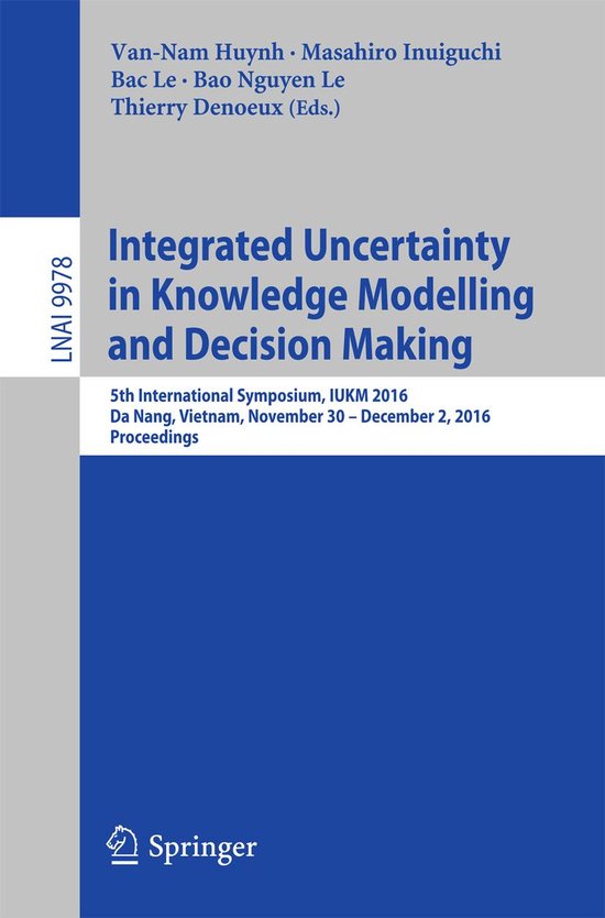 Springer Nature Proceedings Computer Science - Integrated Un ... - cover