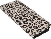Luipaard hoesje kunstleer bruin Samsung Galaxy S8