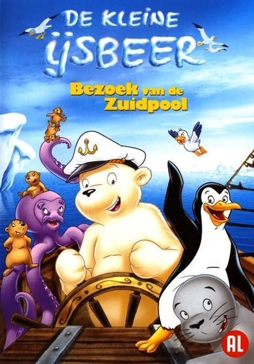 Kleine Ijsbeer-Bezoek Van De Zuidpool