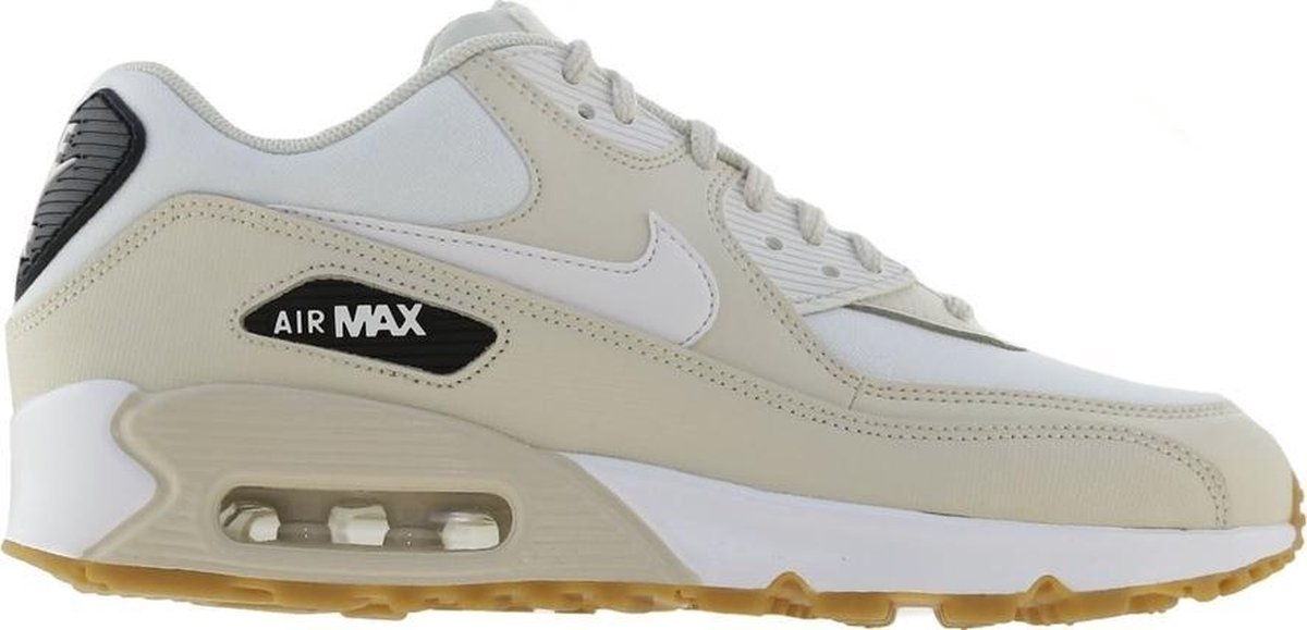 Nike Air Max 90 Sneakers - Maat 39 - Vrouwen - crème/wit/zwart | bol.com