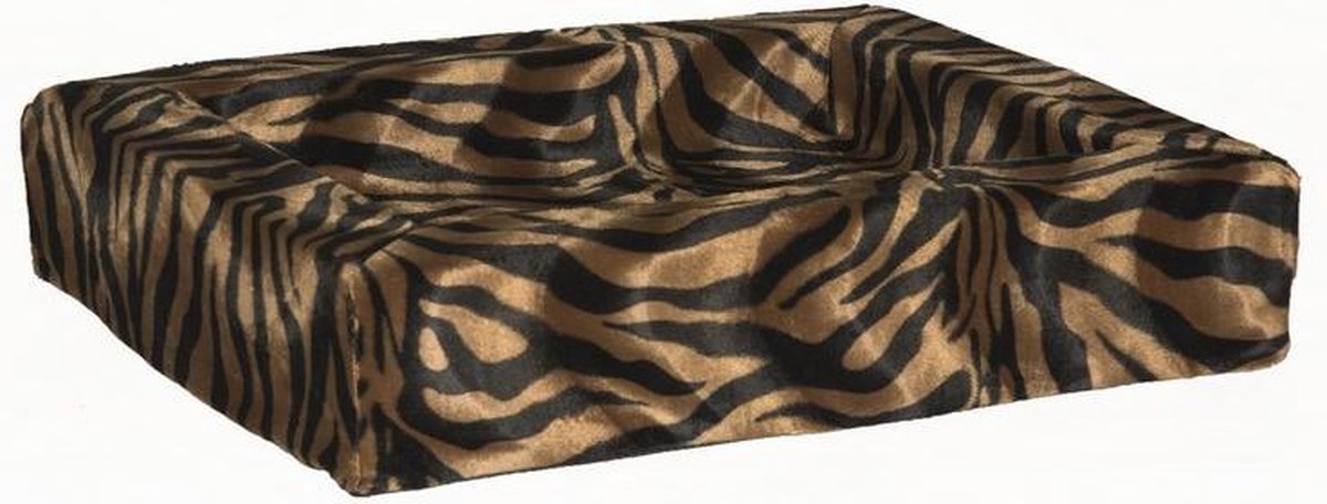Loungebed Velboa - Zebra Bruin