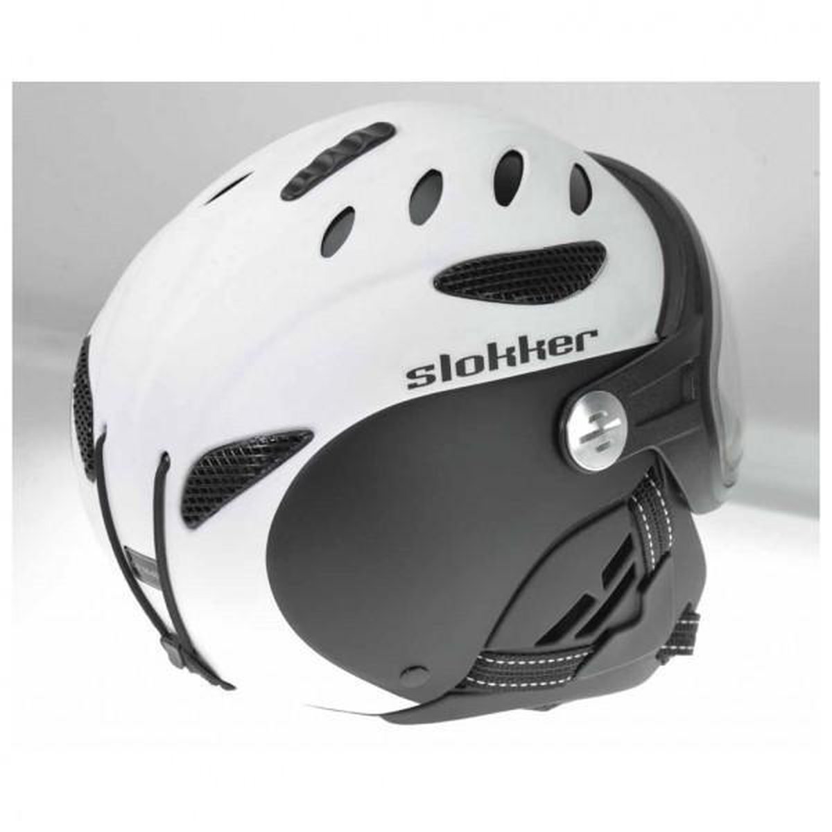 Slokker Balo Ski Helm - Maat 58/60 - Zilver - Zwart | bol.com
