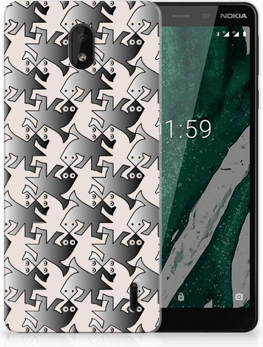 Nokia 1 Plus TPU Hoesje Salamander Grey