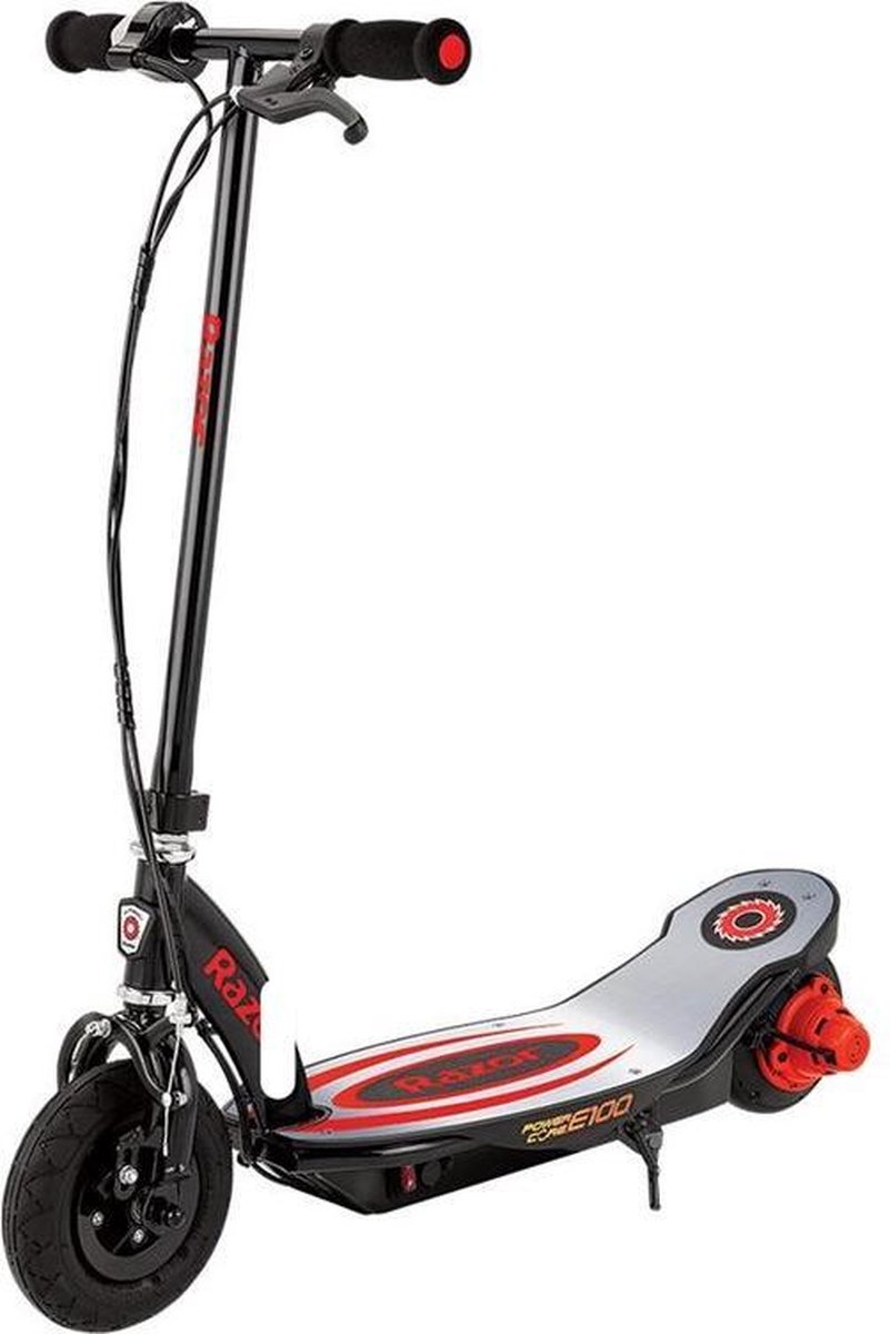 Razor Power Core E100 Electric Scooter Elektrische Step ALU RED