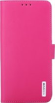 Premium Leer Leren Lederen Hoesje Book - Wallet Case Boek Hoesje voor Samsung Galaxy S5 G900 of Samsung Galaxy S5 Neo G903 Pink