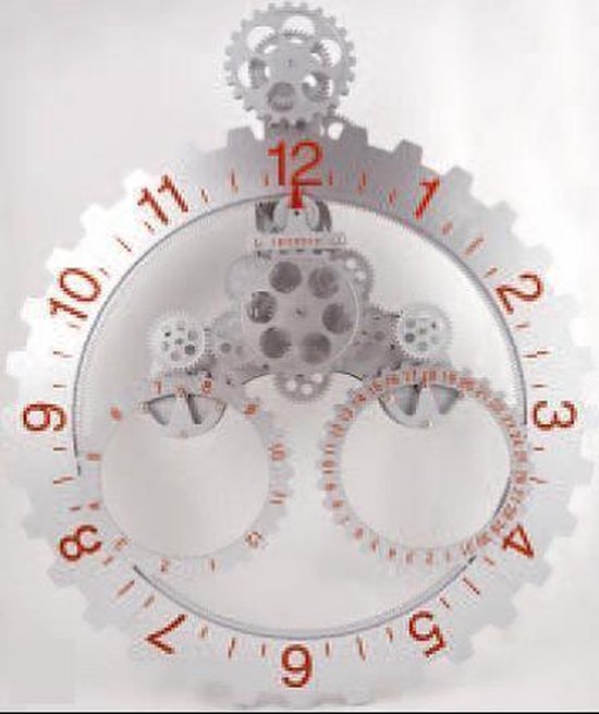 Invotis day month wheel clock | bol
