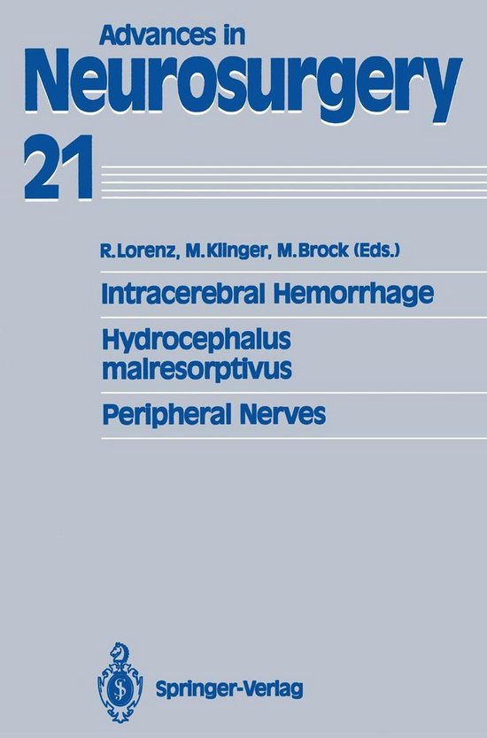 Medicine (R0) - Intracerebral Hemorrhage Hydrocephalus malre ... - cover