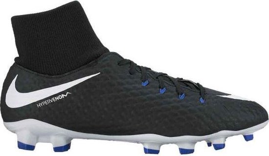 Nike - Hypervenom Phelon 3 Dynamic Fit FG - Zwart/Blauw - Voetbalschoen -  Kinderen - | bol.com