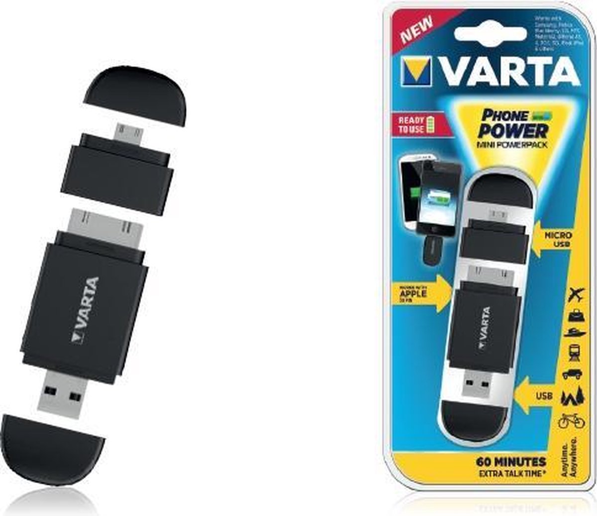 Powerpack Mini Black, 400mAh