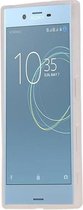 Mobieletelefoonhoesje.nl - Sony Xperia XZ Premium TPU Hoesje Wit