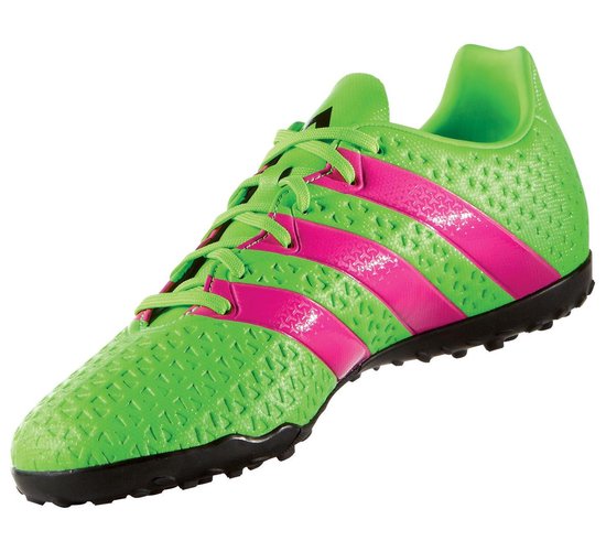 adidas ACE 16.4 TF Voetbalschoenen - Maat 41 1/3 - Mannen - groen/roze |  bol.com