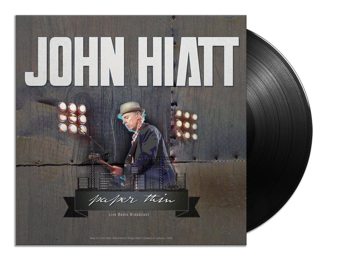 Paper Thin - Best of Live Radio Broadcasts LP (LP) - John Hiatt