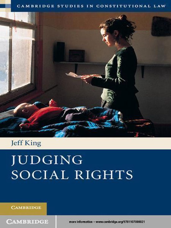 Cambridge Studies in Constitutional Law 3 - Judging Social R ... - cover