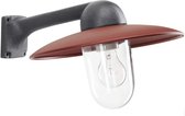 KS Fabrique - Wandlamp - Antraciet / Rood