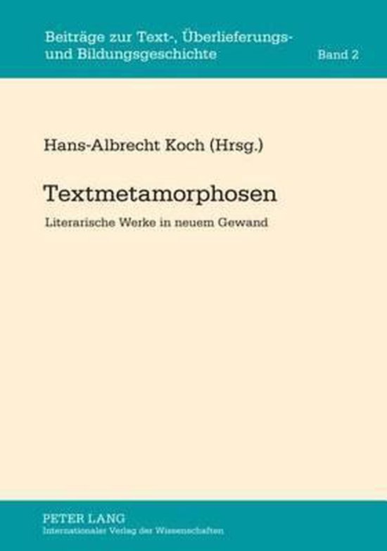 Textmetamorphosen - cover