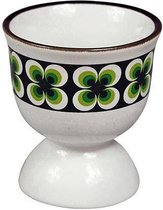 Cabanaz Eierdop Ranoma 5,6 Cm Keramiek Groen/wit