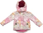 Ducksday - winterjas met uitritsbare fleece - meisje - Milsyl - 4 jaar - 98/104 - waterdicht - winddicht - reflectoren - opplooibaar