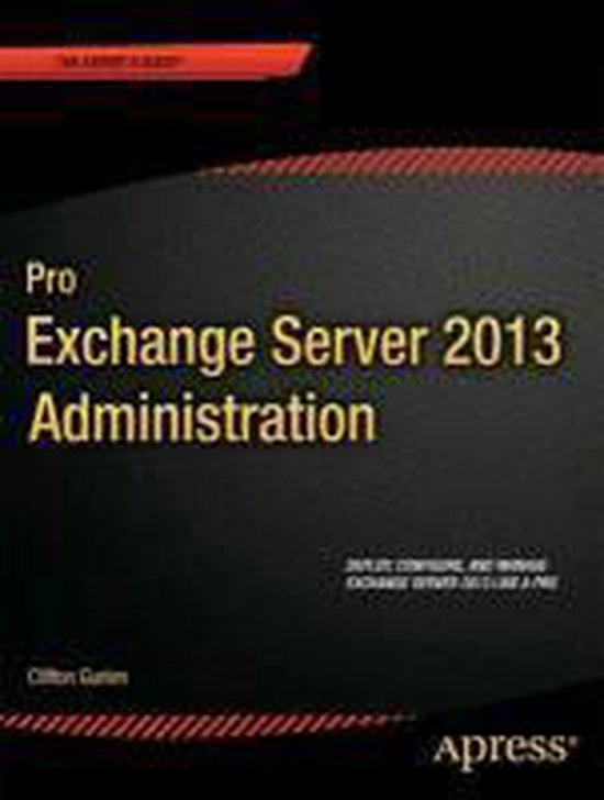 Pro Exchange Server 2013 Administration - cover