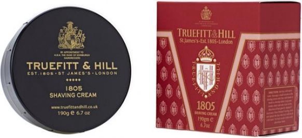 Truefitt & Hill scheercreme - 1805 - 190gram