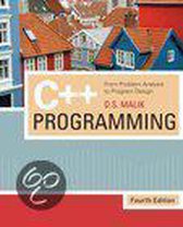 C++ Programming: from Problem Analysis to Program Design 4E