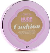 L'Oréal Nude Magique Cushion Dewy Glow Foundation - 07 Golden Beige