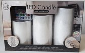 LED Kaarsen SET 3 Stuks ZONDER BATTERIJEN, Colour Changing