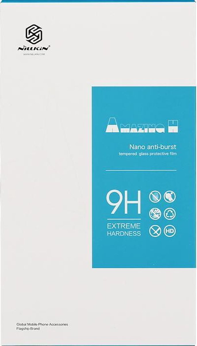 Nillkin DisplayFolio Tempered Glass 9H voor LG Q6