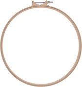 Quiltring 45cm, houten borduurring van 45 cm doorsnede en 2 cm dik, berkenhouten ring