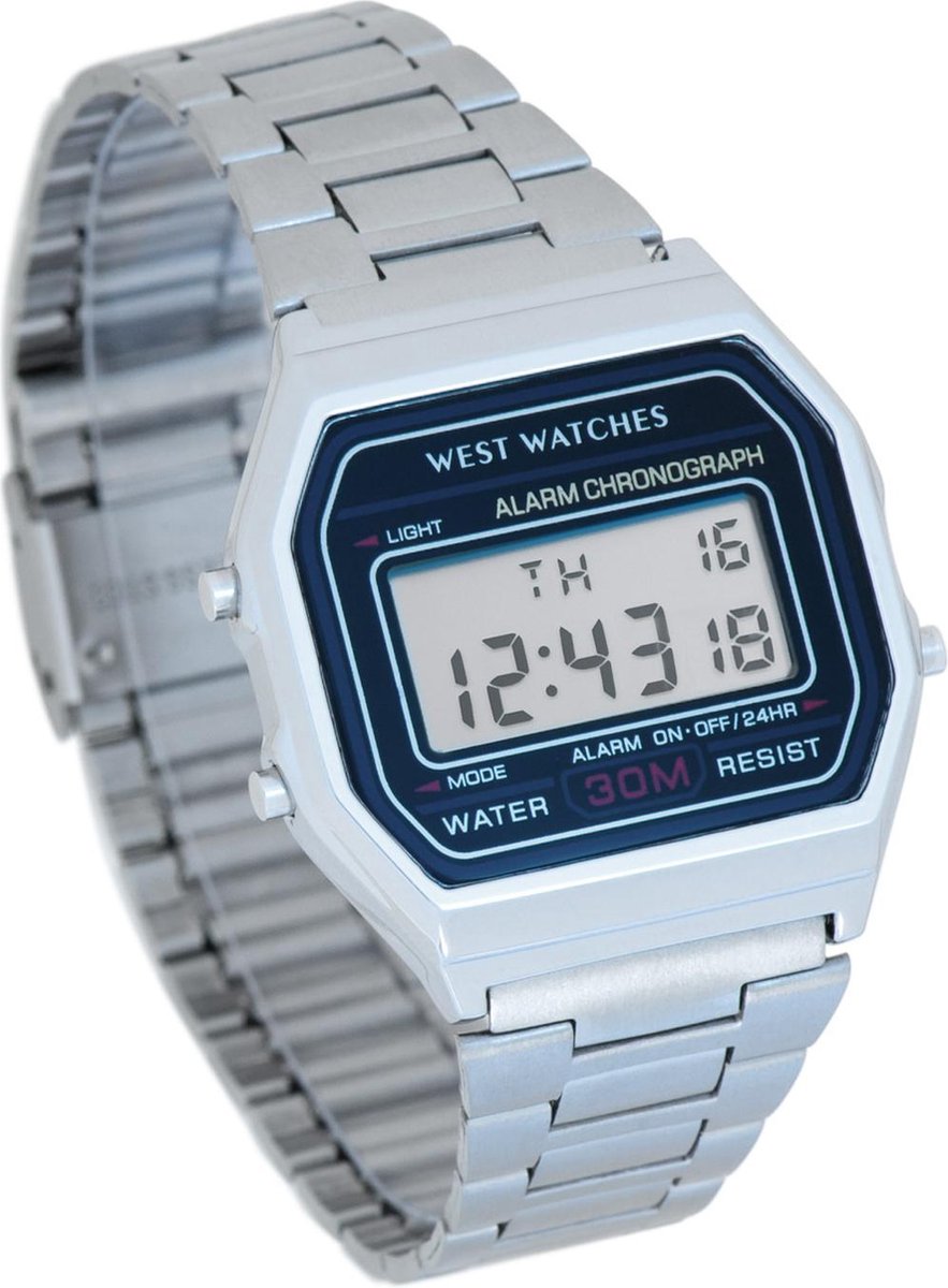 West Watch – digitaal horloge - model Cliff – zilver