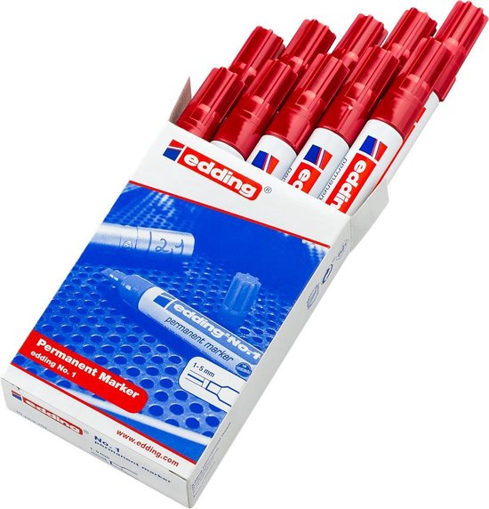 edding Edding 330 Permanentmarker navulbaar, 1-5 mm, roze