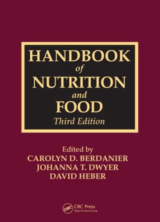 Handbook of Nutrition and Food 9781466505711 Carolyn D Berdanier