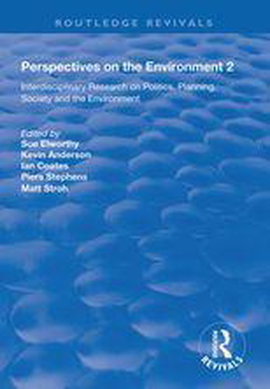 Routledge Revivals - Perspectives on the Environment (Volume ... - cover