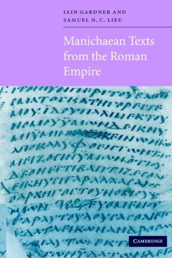 Manichaean Texts from The Roman Empire - cover