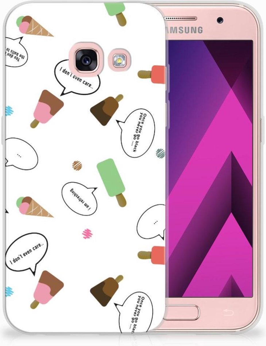 Samsung Galaxy A3 2017 Siliconen Case IJsjes