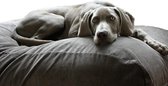 Dog's Companion - Hondenkussen / Hondenbed Muisgrijs Ribcord - XL - 140x95cm