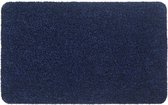 Deurmat wasbaar Aqua-Luxe blauw 60x100cm