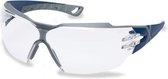 Uvex Pheos CX2 Airsoft Veiligheidsbril, Blauw/Grijs - Anti-Condens & Krasvast