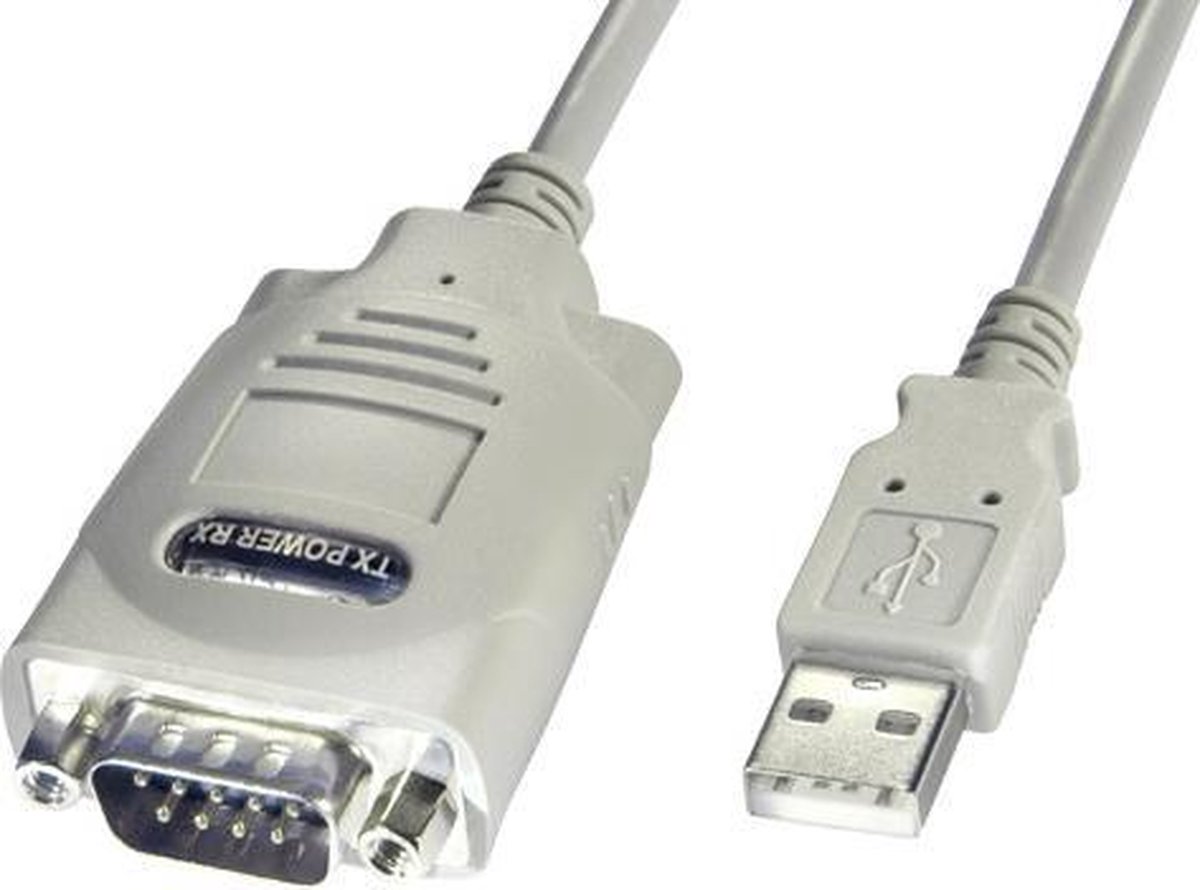 LINDY USB 1.1, Serieel Converter [1x USB 1.1 stekker A - 1x Serieel 9-polig] 1.00 m
