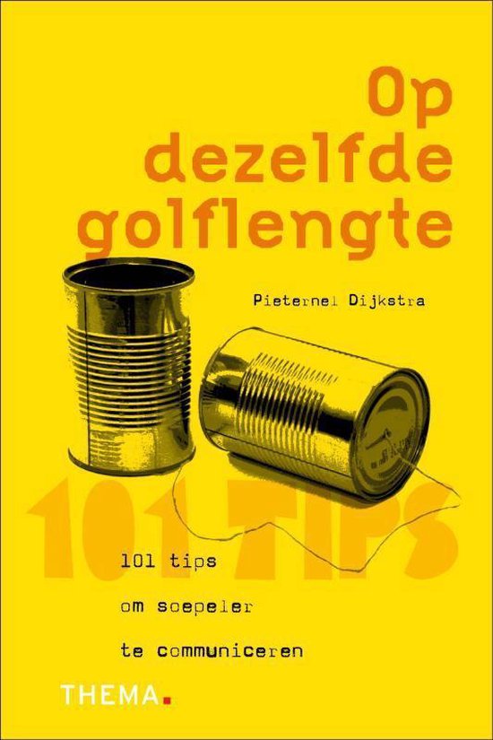 Cover van het boek 'Op dezelfde golflengte' van P. Dijkstra