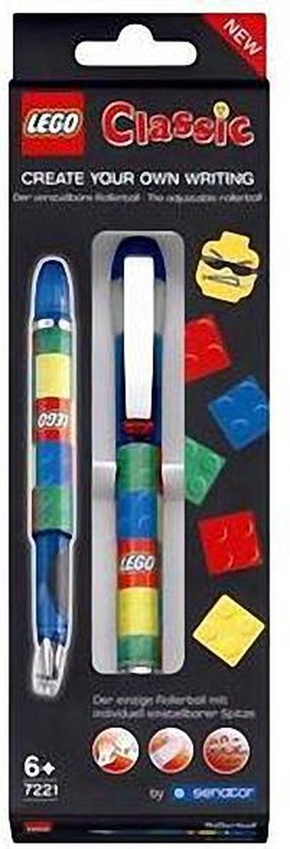 Stylo réglable LEGO Classic Rollerball - zone de préhension ergonomique