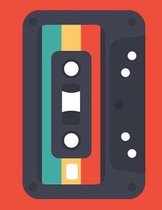 1980's Vintage Cassette Tape Sheet Music Notebook