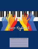 Piano Keyboard Composition Notebook