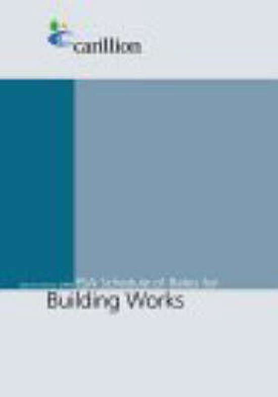 PSA schedule of rates for building works 9780117024007 Carillion