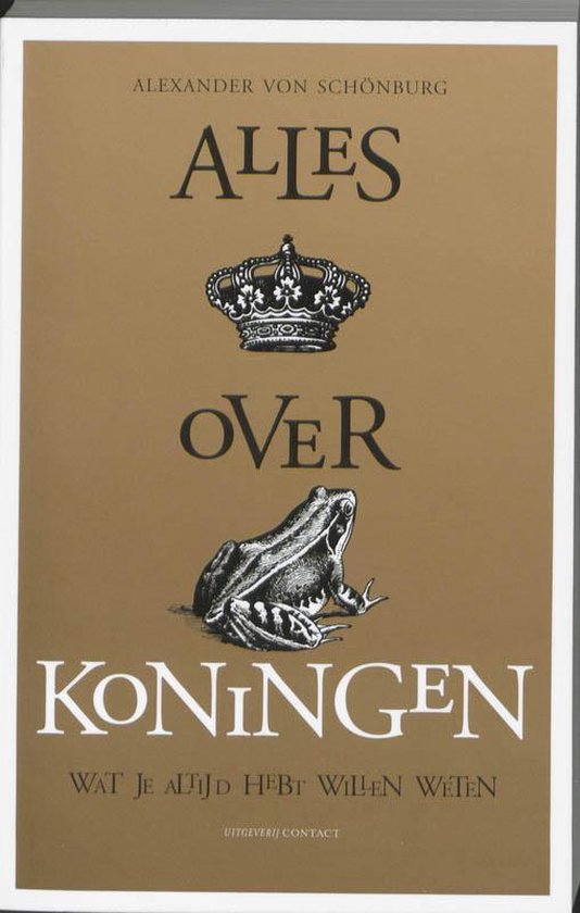 Cover van het boek 'Alles over koningen' van Alexander von Schönburg